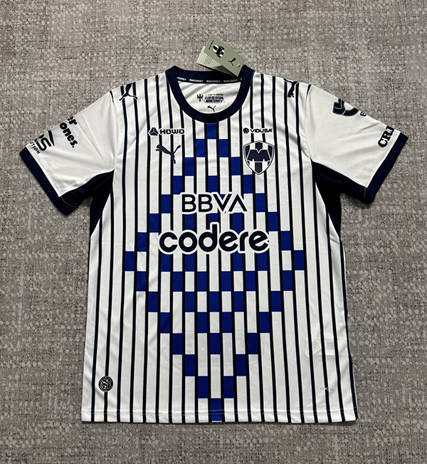 AAA Quality Monterrey 26/27 Third White/Blue Soccer Jersey